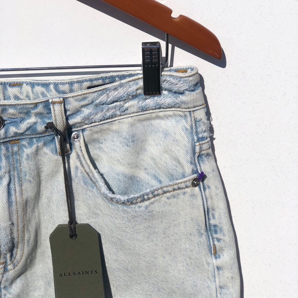 All Saints High Rise Acid Shorts - Picture 4 of 6